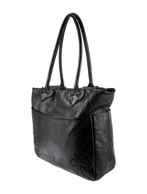 Chrome Hearts Leather Cross Patch Tote