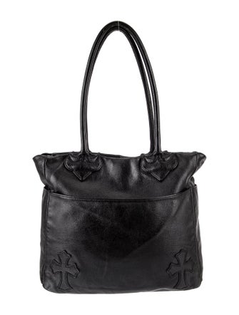Chrome Hearts Leather Cross Patch Tote