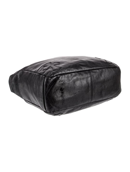 Chrome Hearts Leather Cross Patch Tote