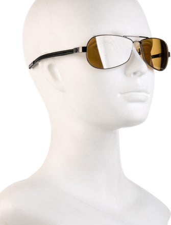 Chrome Hearts Red Riot Aviator Sunglasses