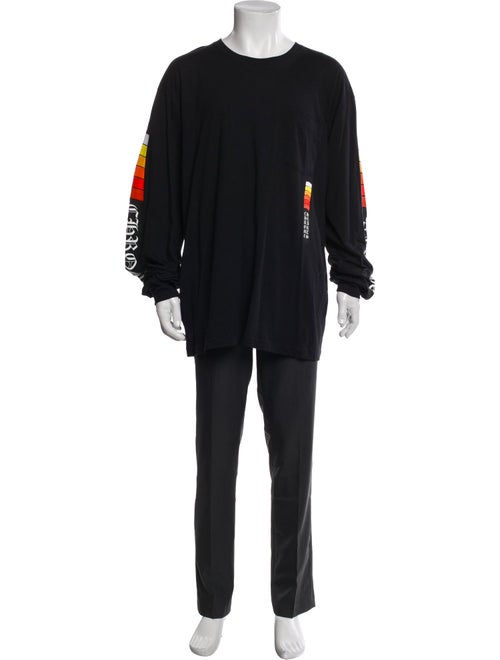 Chrome Hearts Gradient Logo L/S Graphic Print T-Shirt