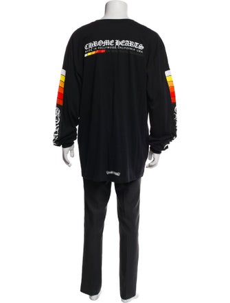 Chrome Hearts Gradient Logo L/S Graphic Print T-Shirt