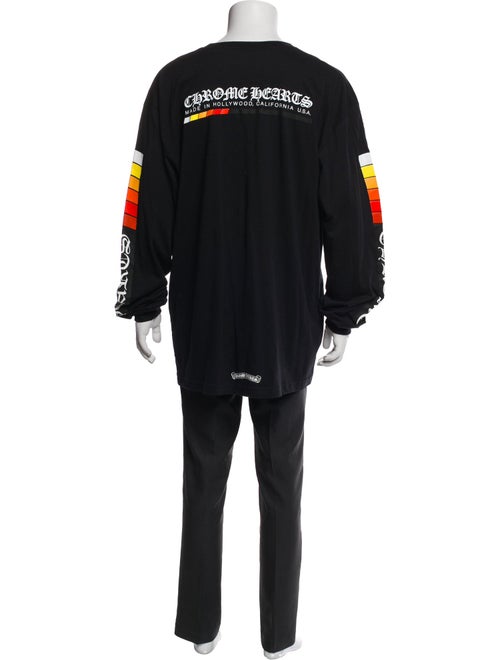 Chrome Hearts Gradient Logo L/S Graphic Print T-Shirt
