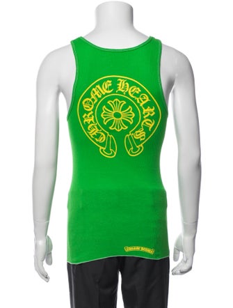 Chrome Hearts Horseshoe Logo Scoop Neck T-Shirt