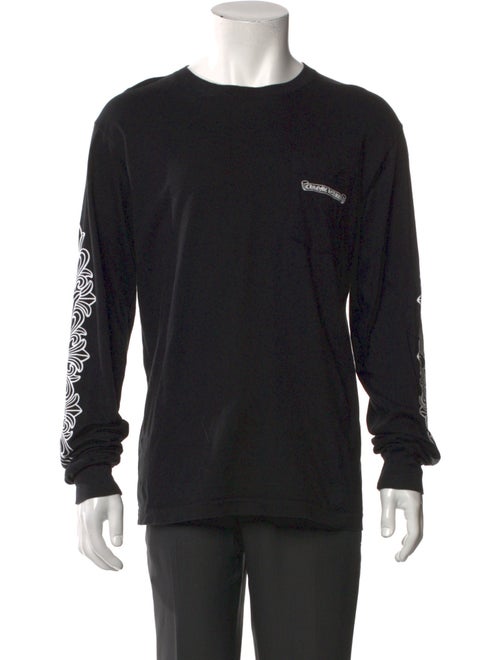 Chrome Hearts Aspen Scroll Logo L/S Graphic Print T-Shirt