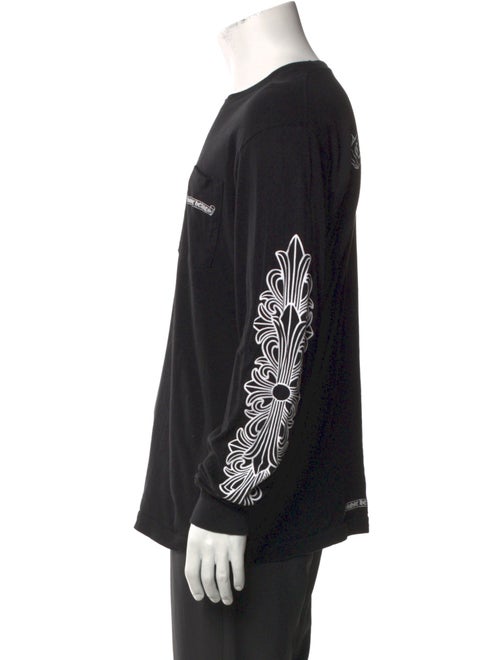 Chrome Hearts Aspen Scroll Logo L/S Graphic Print T-Shirt
