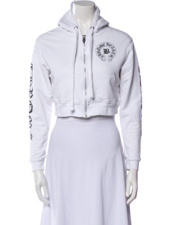 Chrome Hearts x Bella Hadid Mock Neck Crop Top