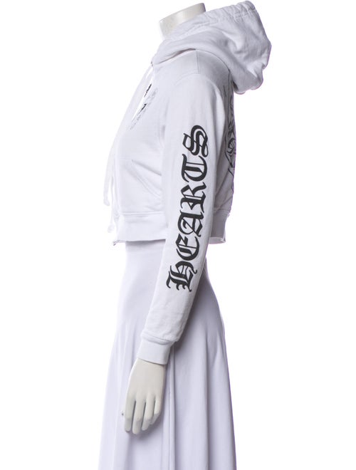 Chrome Hearts x Bella Hadid Mock Neck Crop Top