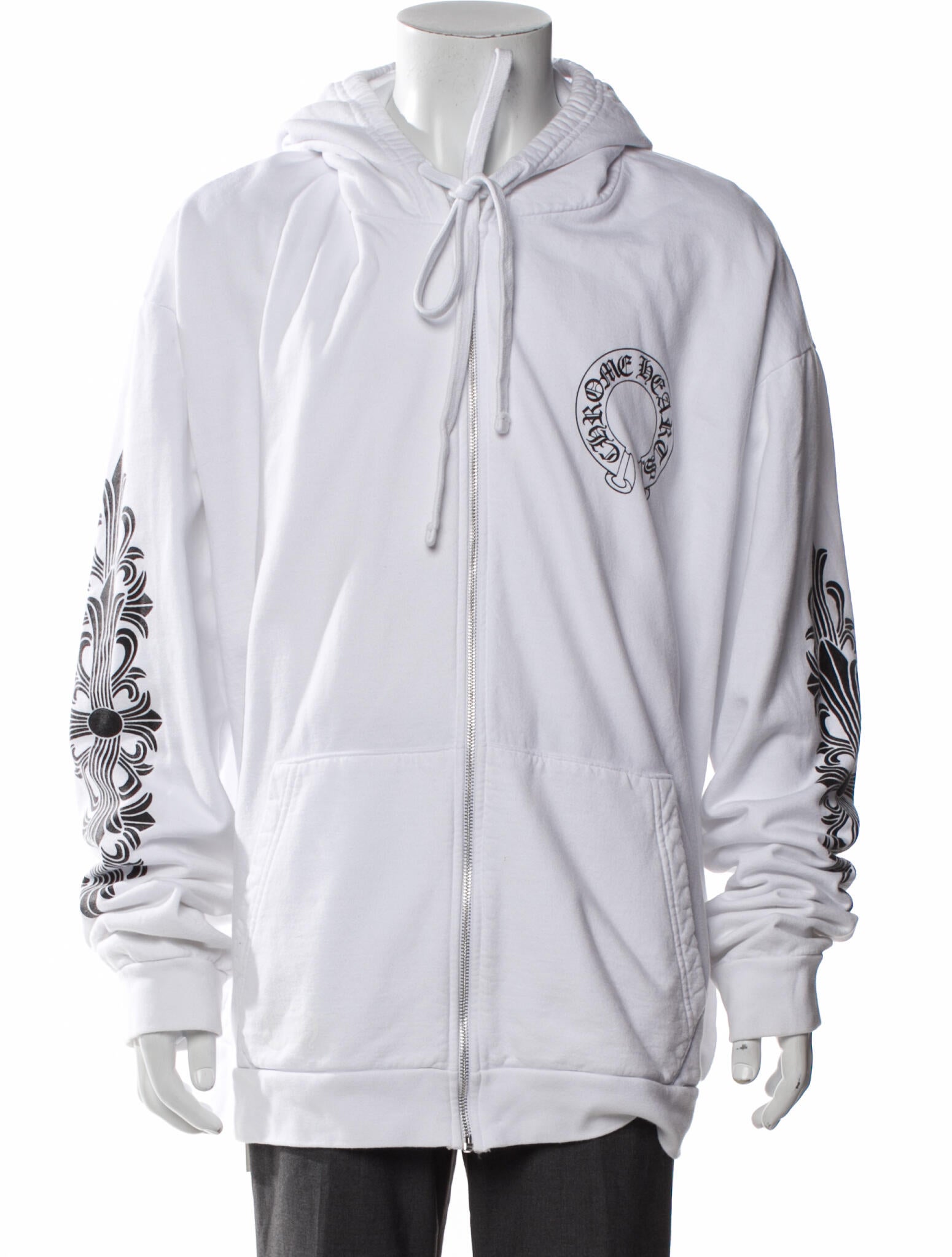 Chrome Hearts Horseshoe Graphic Print Hoodie