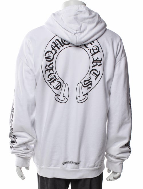 Chrome Hearts Horseshoe Graphic Print Hoodie