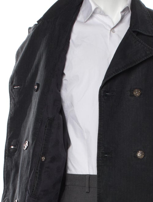 Chrome Hearts Cross Double Breasted Peacoat