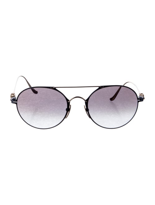 Chrome Hearts Pairass Aviator Sunglasses