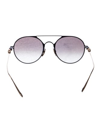 Chrome Hearts Pairass Aviator Sunglasses