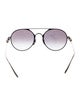 Chrome Hearts Pairass Aviator Sunglasses