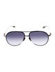 Chrome Hearts Steppin' Blu Aviator Sunglasses