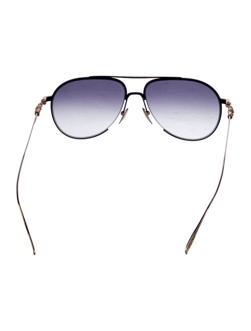 Chrome Hearts Steppin' Blu Aviator Sunglasses