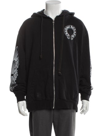 Chrome Hearts Horseshoe Graphic Print Hoodie