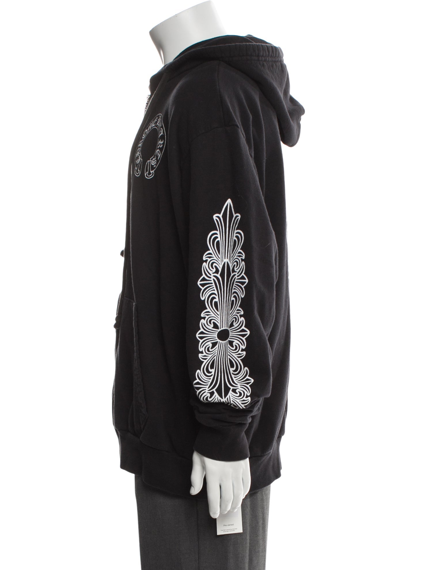Chrome Hearts Horseshoe Graphic Print Hoodie
