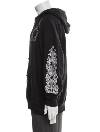 Chrome Hearts Horseshoe Graphic Print Hoodie