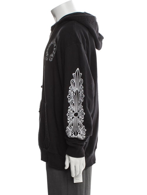 Chrome Hearts Horseshoe Graphic Print Hoodie