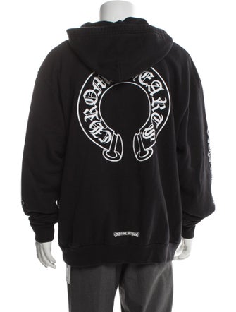 Chrome Hearts Horseshoe Graphic Print Hoodie