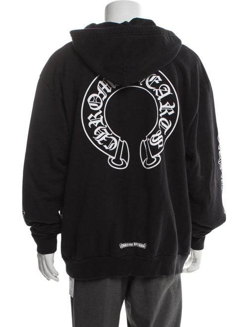 Chrome Hearts Horseshoe Graphic Print Hoodie