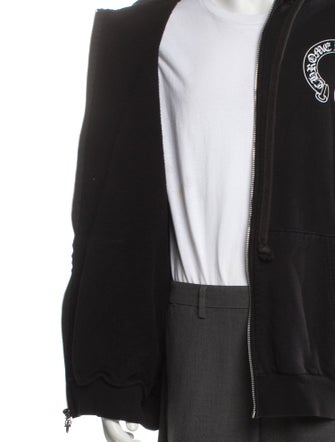 Chrome Hearts Horseshoe Graphic Print Hoodie