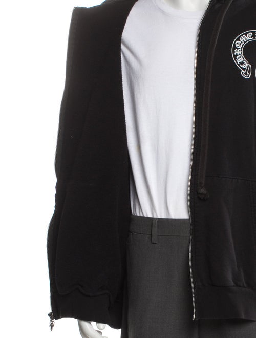 Chrome Hearts Horseshoe Graphic Print Hoodie