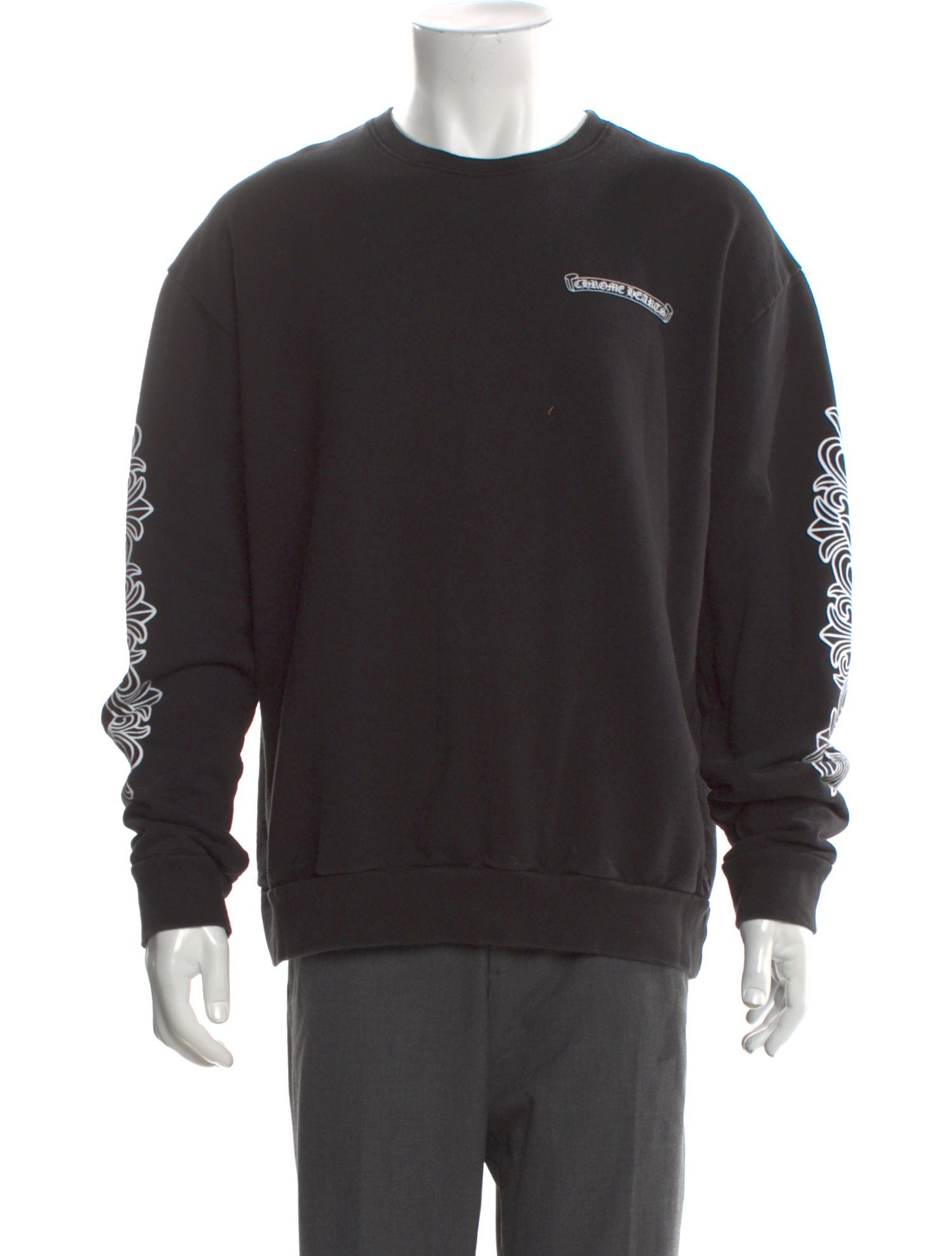 Chrome Hearts Dagger Graphic Print Sweatshirt