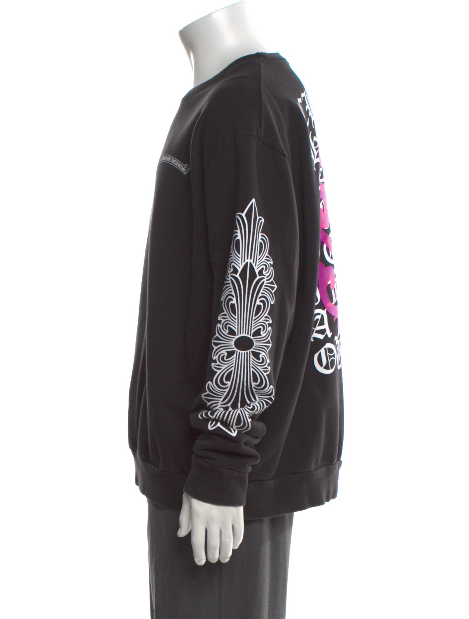 Chrome Hearts Dagger Graphic Print Sweatshirt