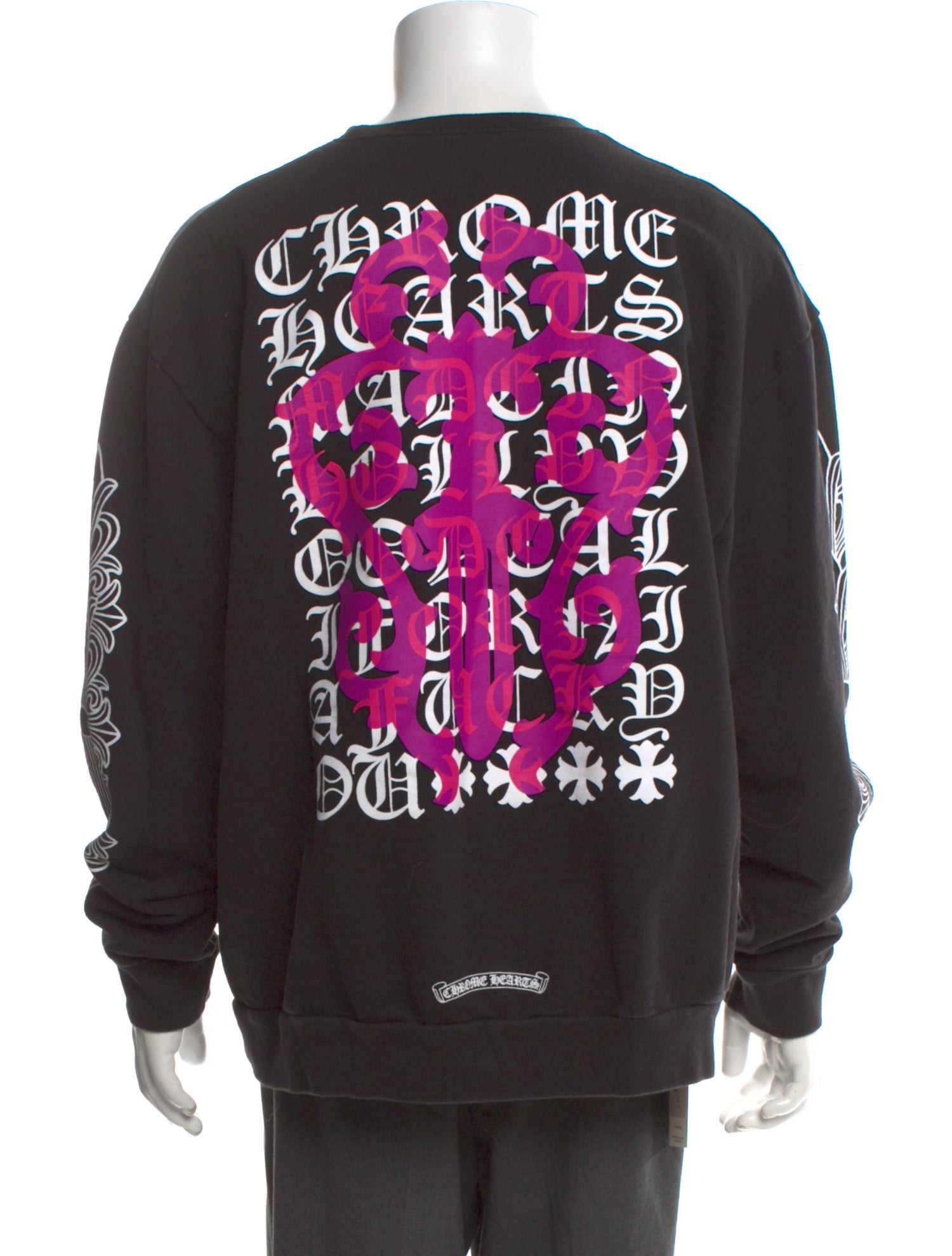 Chrome Hearts Dagger Graphic Print Sweatshirt