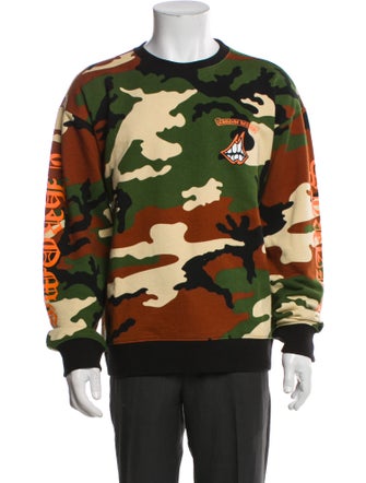 Chrome Hearts x Matty Boy 'Caution' Camouflage Print Sweatshirt