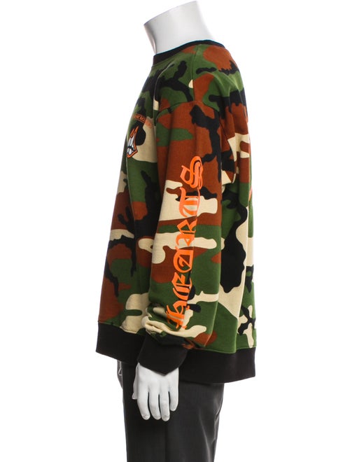 Chrome Hearts x Matty Boy 'Caution' Camouflage Print Sweatshirt
