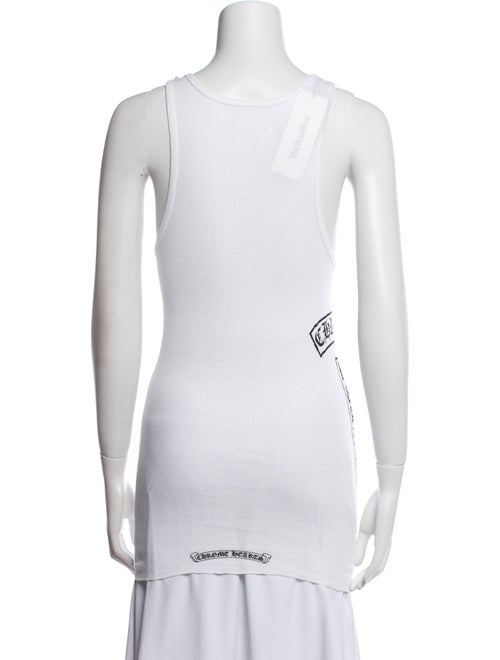 Chrome Hearts Vertical Logo Graphic Print Top