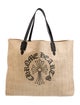 Chrome Hearts Raffia Cross Logo Raffia Tote