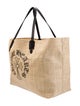 Chrome Hearts Raffia Cross Logo Raffia Tote