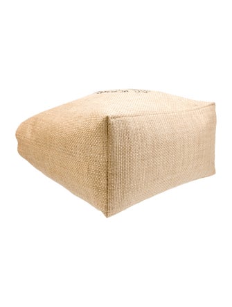 Chrome Hearts Raffia Cross Logo Raffia Tote