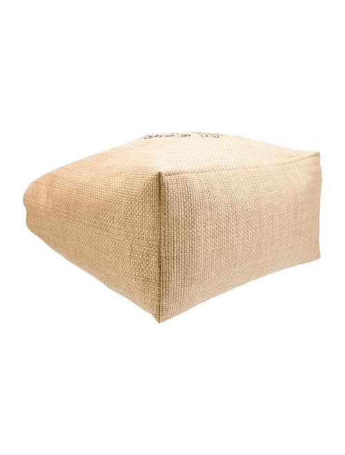 Chrome Hearts Raffia Cross Logo Raffia Tote