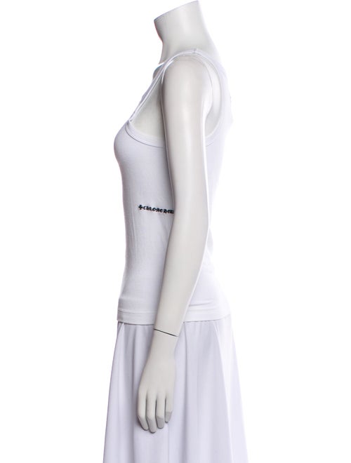 Chrome Hearts Dagger Scoop Neck Top