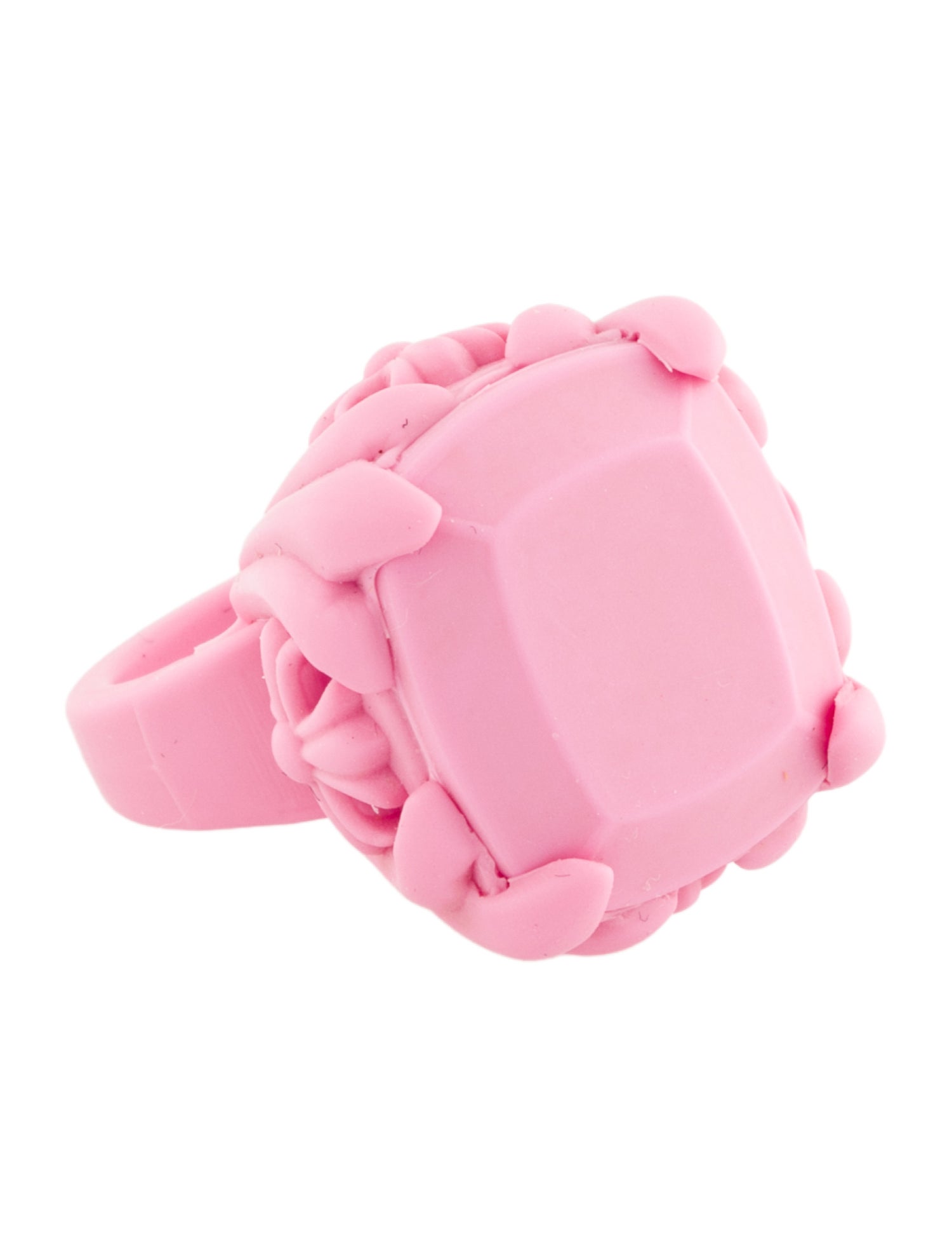 Chrome Hearts Rubber Silichrome C+T Cocktail Ring