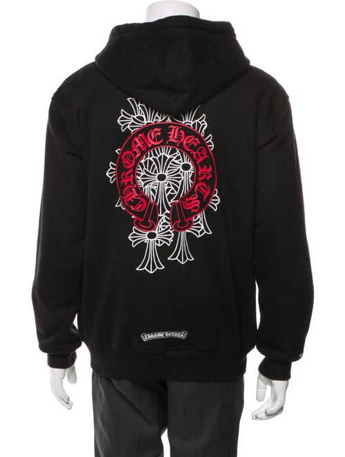 Chrome Hearts Multi Logo Graphic Print Hoodie