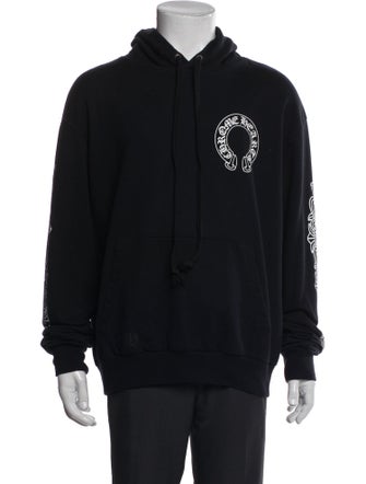 Chrome Hearts Signature Logo Horseshoe Logo Hoodie