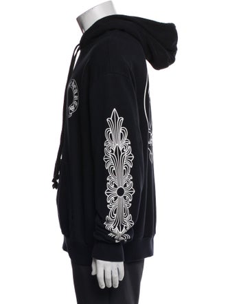 Chrome Hearts Signature Logo Horseshoe Logo Hoodie