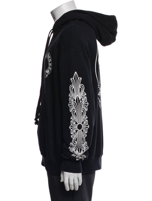 Chrome Hearts Signature Logo Horseshoe Logo Hoodie