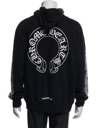 Chrome Hearts Signature Logo Horseshoe Logo Hoodie
