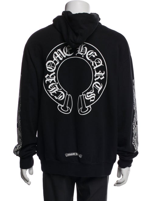 Chrome Hearts Signature Logo Horseshoe Logo Hoodie
