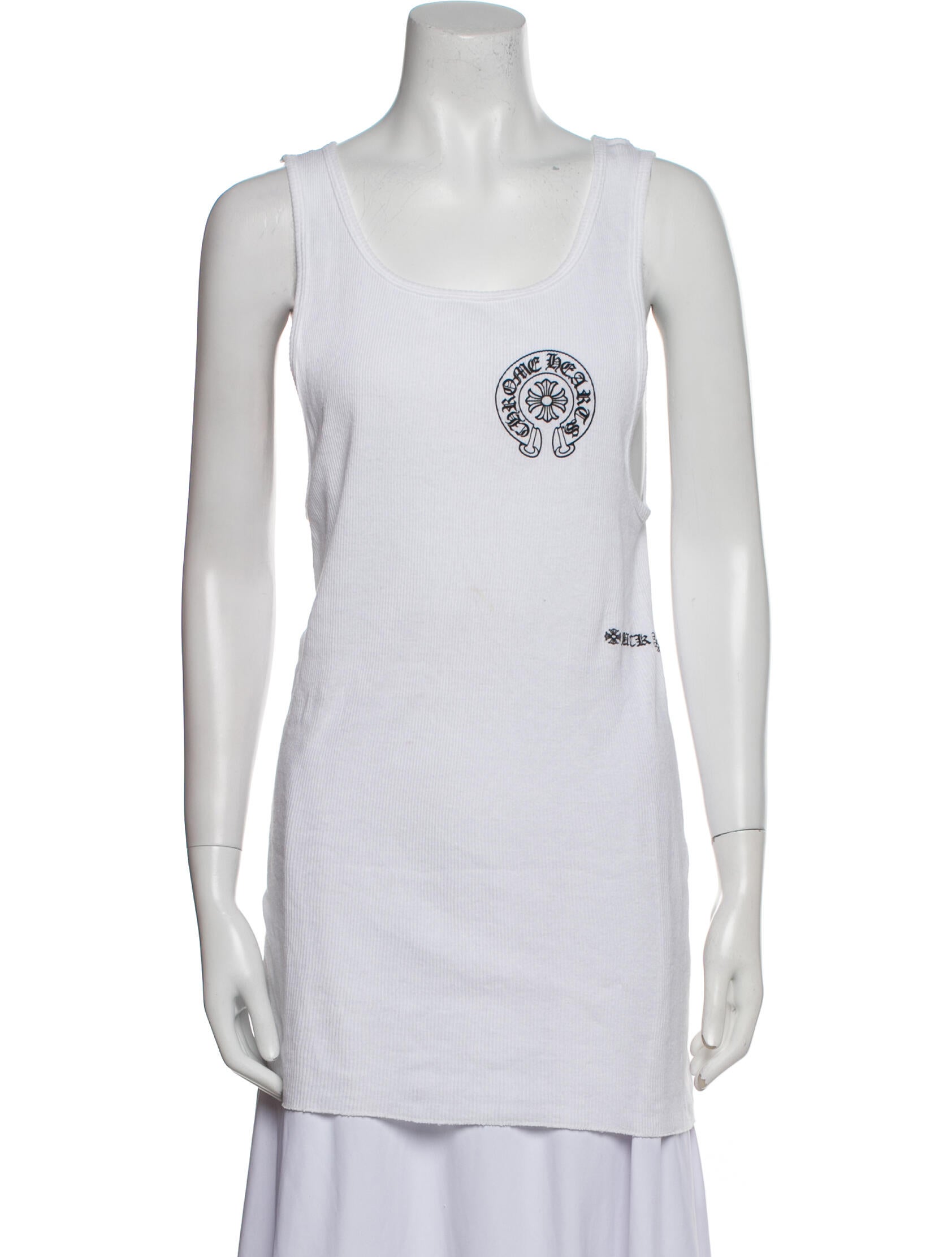 Chrome Hearts Horseshoe Logo Graphic Print Top