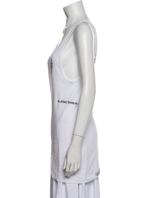 Chrome Hearts Horseshoe Logo Graphic Print Top