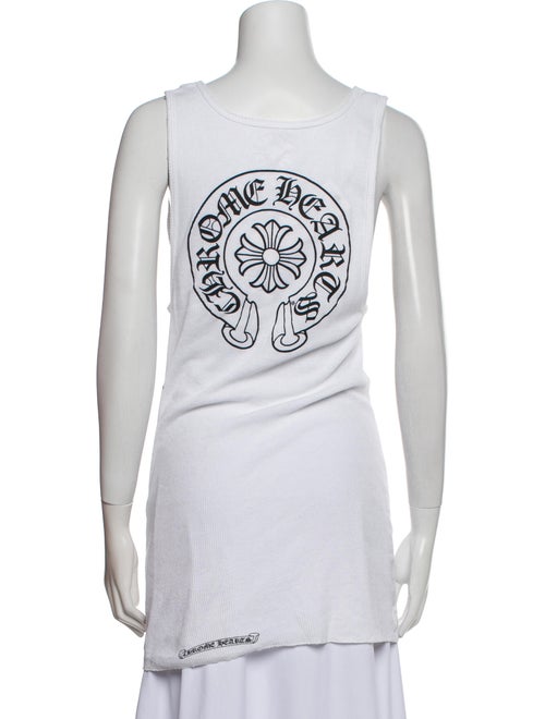 Chrome Hearts Horseshoe Logo Graphic Print Top