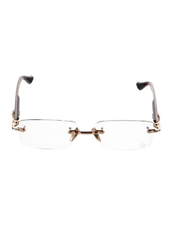 Chrome Hearts Deep 1 Square Eyeglasses